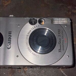Canon S100 Digital Camera in Metallic Silver